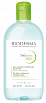 BIODERMA product photo, Sebium H2O 500ml, apă micelară pentru pielea predispusă la acnee, mixtă sau grasă