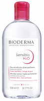 BIODERMA product photo, Sensibio H2O 500ml, apă micelară pentru pielea sensibilă